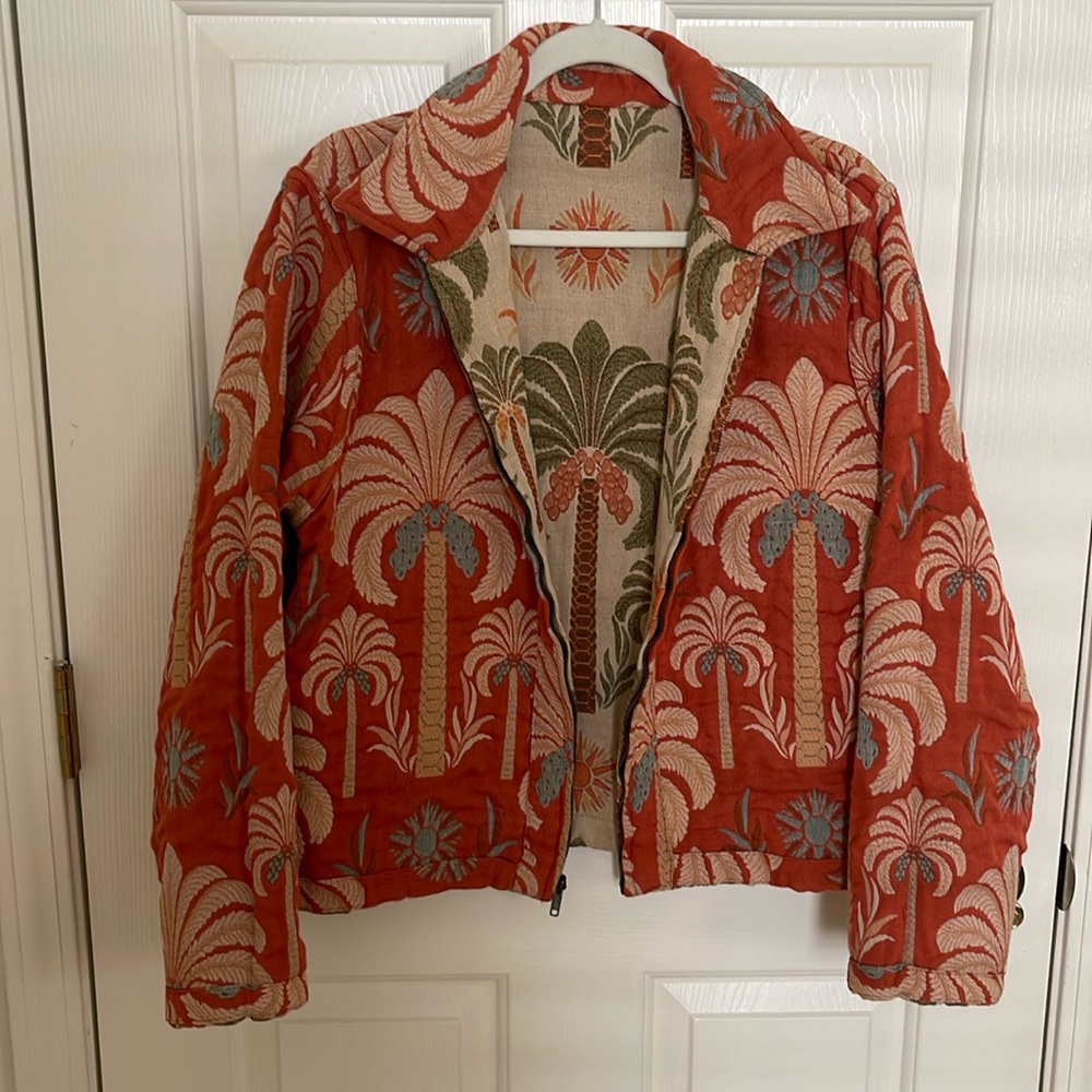 Vintage reversible quilt jacket
